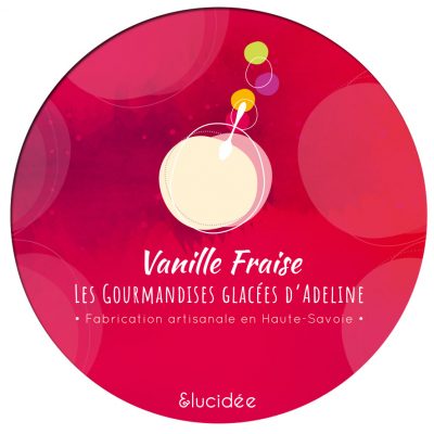 **&luci•dée•givre de gourmandise pour •Vanille Fraise•